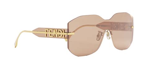 fendi 40067u|FENDI FENDIGRAPHY FE40067U 30P Shield Sunglasses.